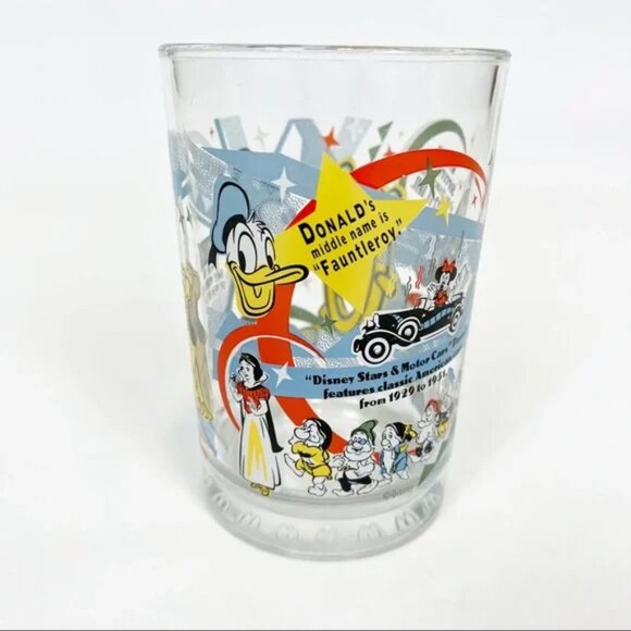 McDonald’s Disney 100 Years Of Magic Steanboat Willie Mickey Mouse 5"" Glass - Picture 3 of 5